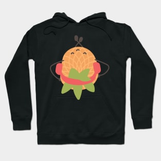 Adorable Kawaii Pineapple Fruit me Squishies Holiday Team Hoodie